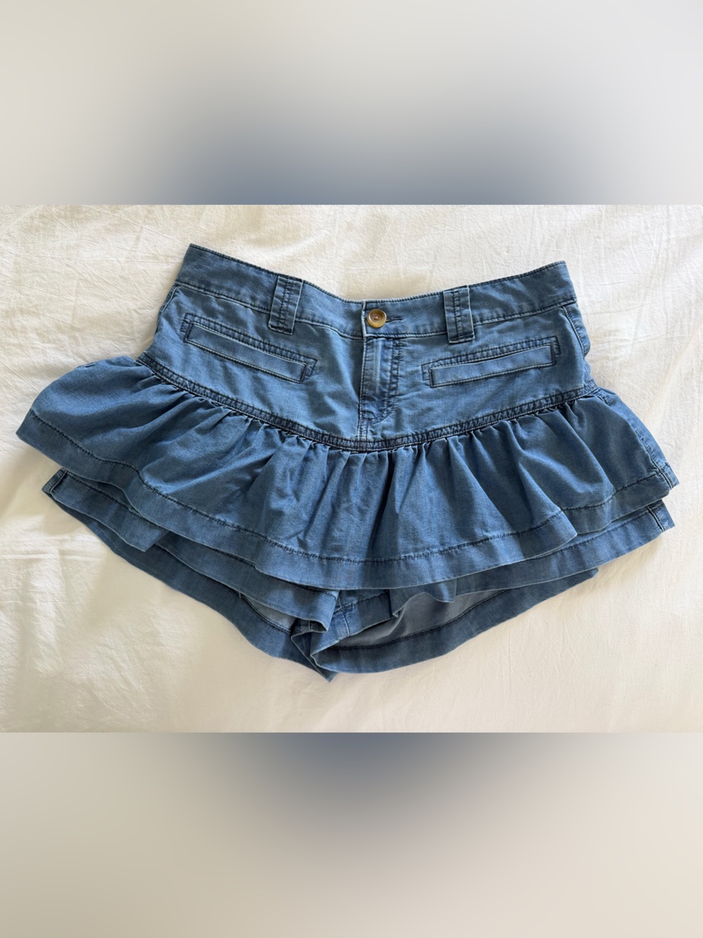 AE Mini Ruffle Skort - Picture 3 of 8